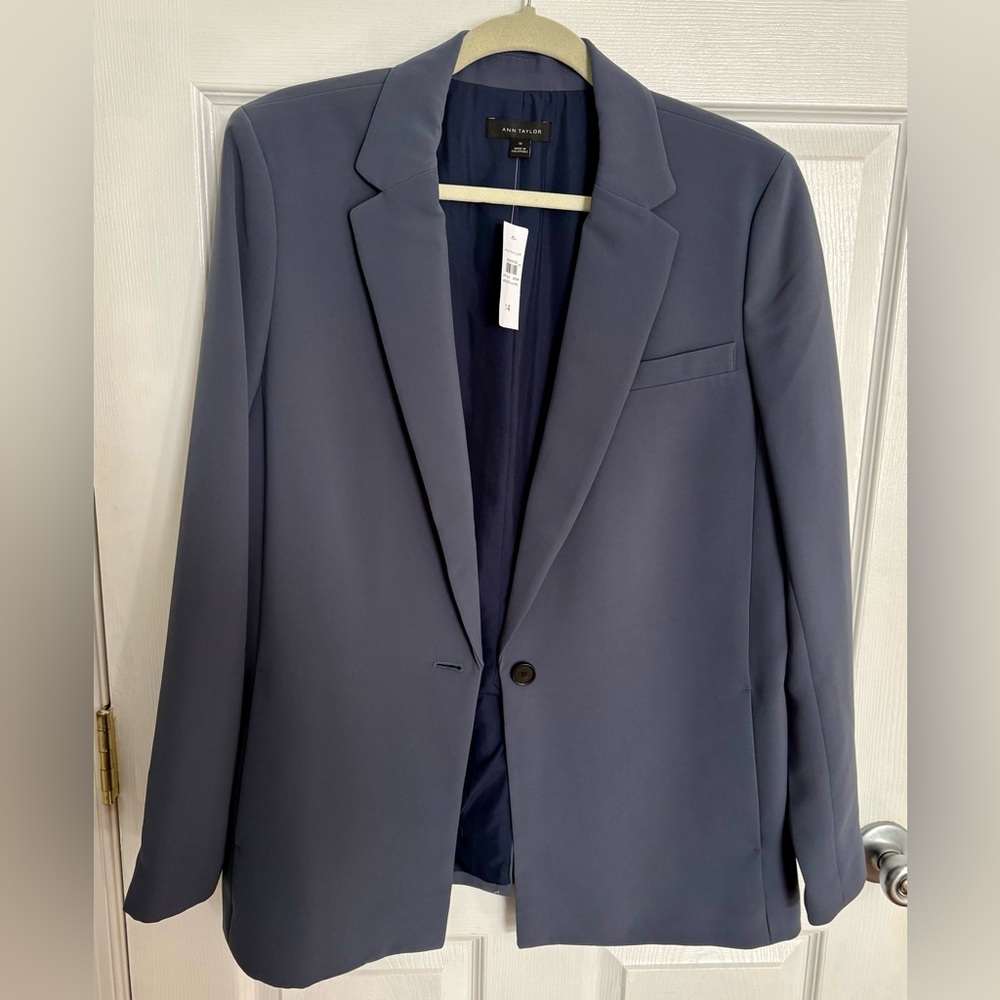 Ann Taylor Blue-Grey Blazer
